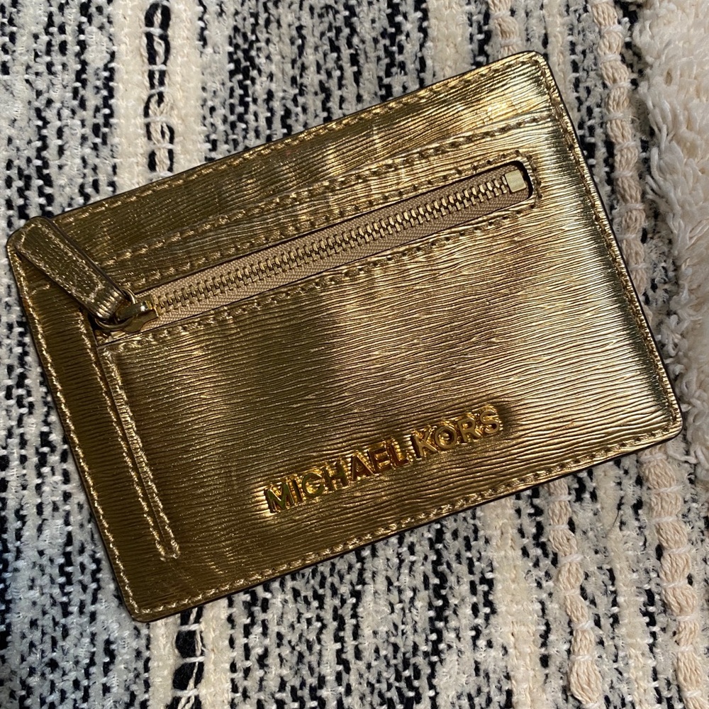 Michael Kors Gold Wallet